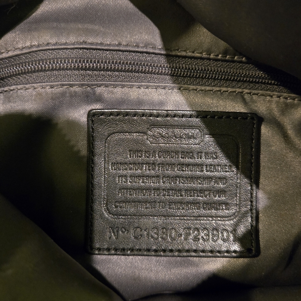 Coach Black Leather Crossbody Bag - Picture 8 of 9